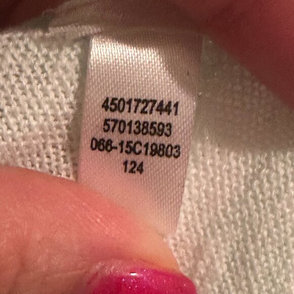 Zenergy by Chico's Size 2 Light Weight Green Tie-dye Cardigan with draping lapel - Picture 5 of 6